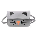 Shoulder Bags Printed Cartoon Cute Cats