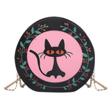 New Cartoon Women Bag Round Printing