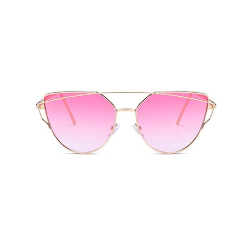 Fashion Trend Metal Cat Eye Sunglasses