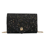 Shining Sequined Messenger Bag PU Leather