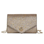 Shining Sequined Messenger Bag PU Leather