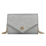 Shining Sequined Messenger Bag PU Leather