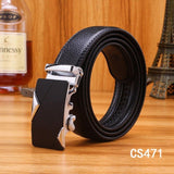 Men Automatic Buckle Artificial Leather Bussiness