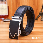 Men Automatic Buckle Artificial Leather Bussiness