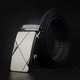 Men Black Automatic Buckle Belts