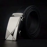 Men Black Automatic Buckle Belts