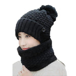 Winter Warm Hat Earmuffs Mask Thick Set