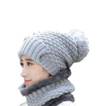 Winter Warm Hat Earmuffs Mask Thick Set