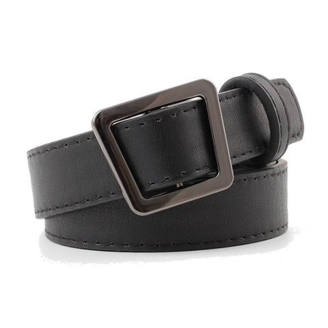 Women Casual Solid Skinny Waistband Belt