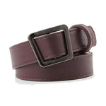 Women Casual Solid Skinny Waistband Belt