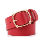 Women Casual Solid Square Soft Waistband Belt