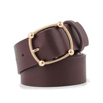 Women Casual Solid Square Soft Waistband Belt