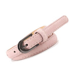 Women Casual Solid Skinny Soft Waistband Belt