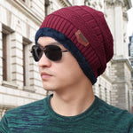 Men Casual Soft Print Thicken Warm