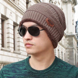 Men Casual Soft Print Thicken Warm